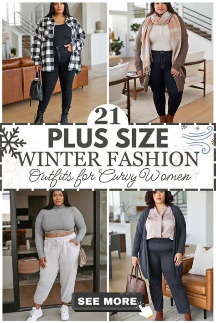 biggie Plus size winter outfits, Crazy girls, Biggie