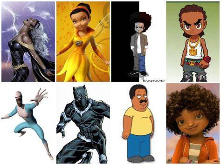 Black Tv Cartoon Characters