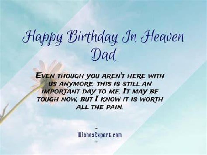 Dad In Heaven Birthday, Happy Heavenly Birthday Dad, Dad In Heaven