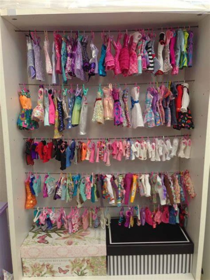 Doll Clothes Closet How to make a closet for American Girl Dolls
