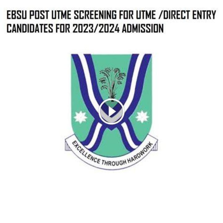 EBSU Post UTME Screening Admission Form 2021/2022 Session How To