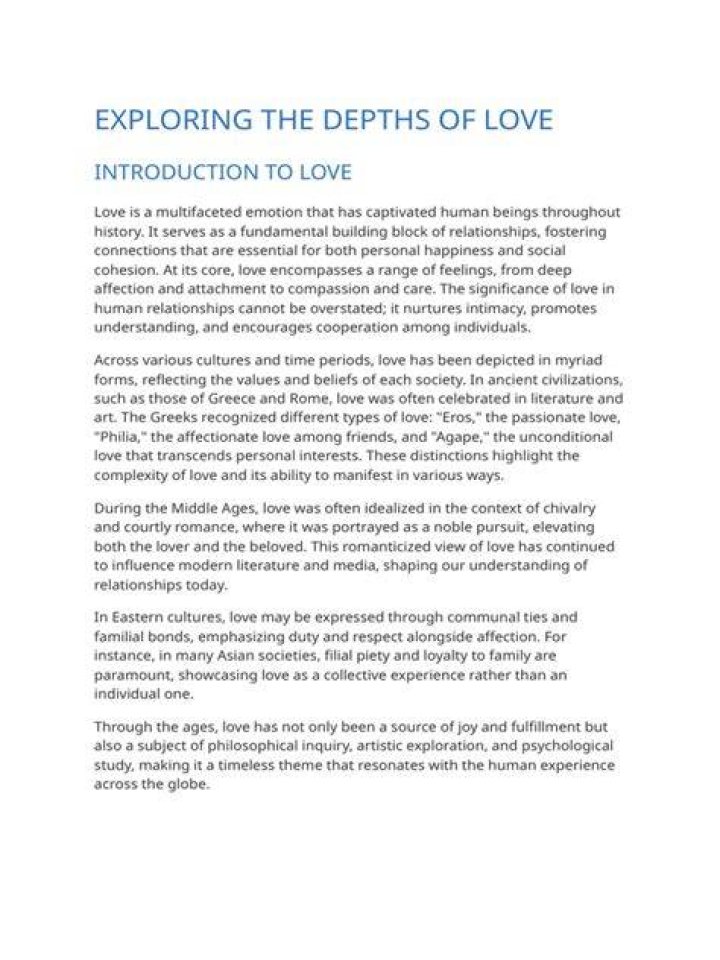 Exploring The Depths Of Love, Dance, And Resilience