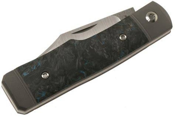 Jack Wolf Sharpshooter Jack, Blue Fat Carbon SHSHFC slipjoint zakmes
