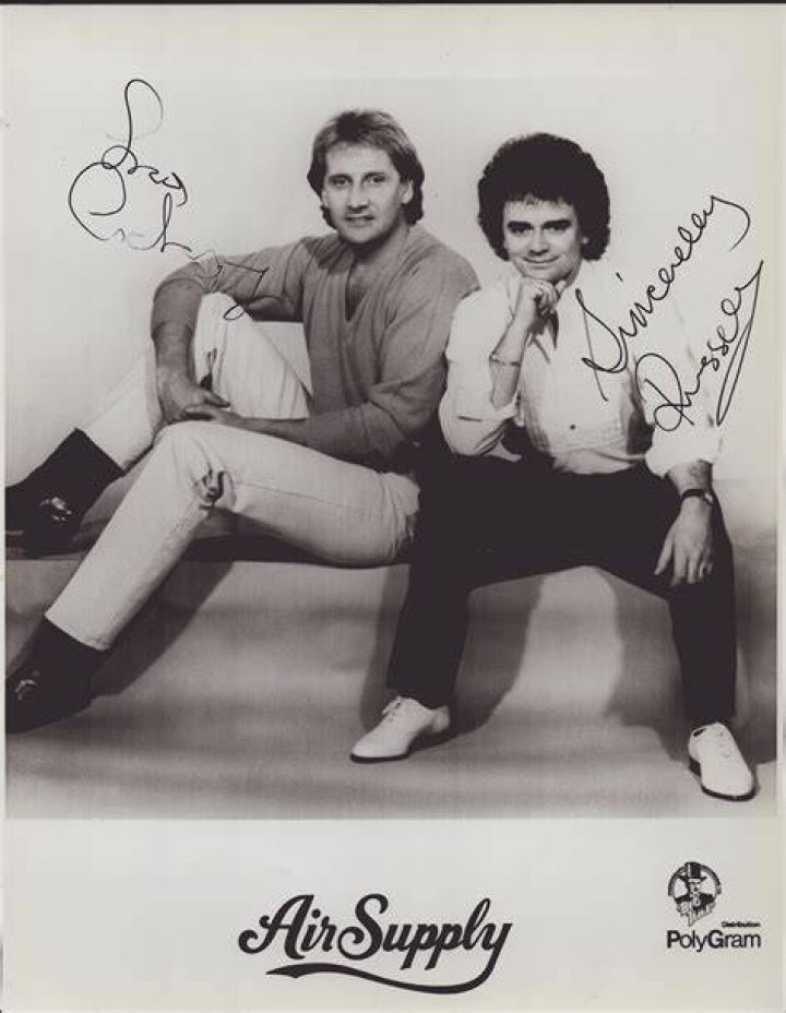 Russell Hitchock, Graham Russell, Air Supply , wifes at G Day USA Black
