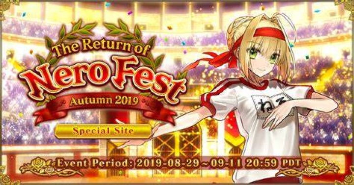 The Return of Nero Fest Autumn 2019｜Fate/Grand Order Official USA Website