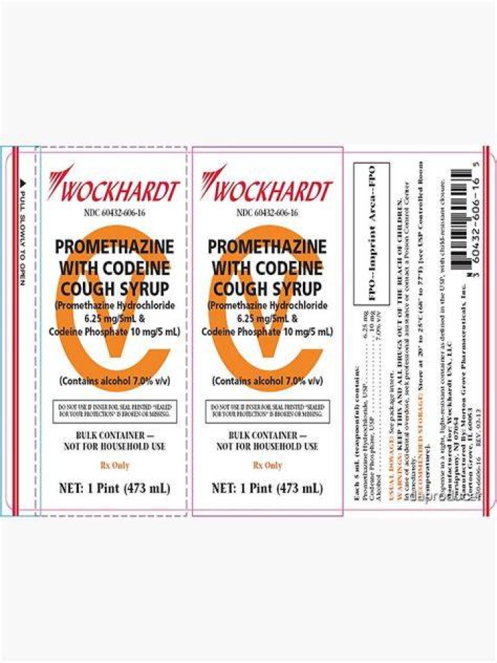Wockhardt W/ Walgreens Label Lean Pint Bottle